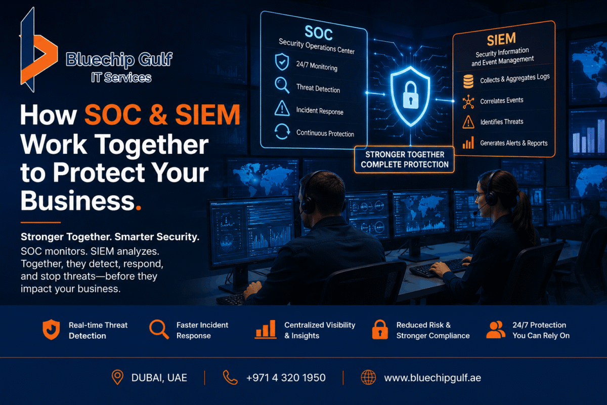 How SOC & SIEM Work Together to Protect Your Business